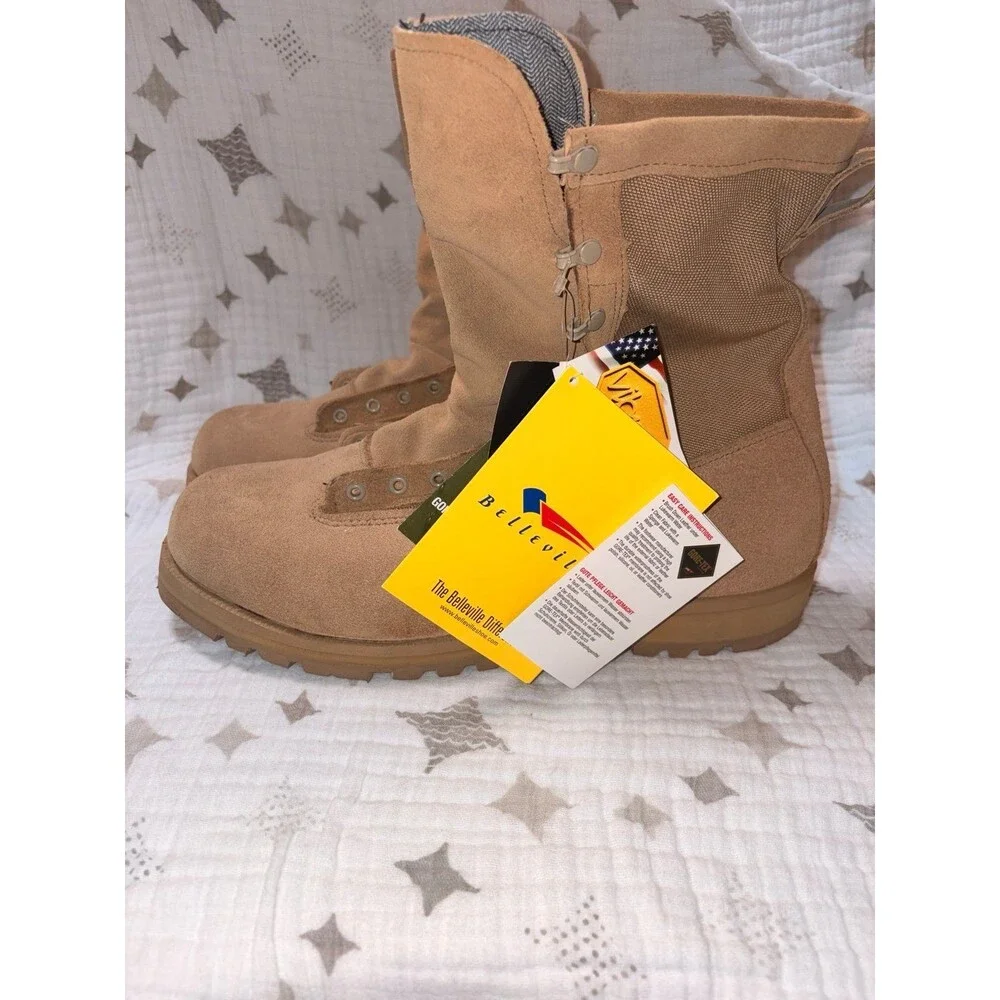 Belleville 790A Desert Tan Army Combat & Flight Boots! Size‎ 15.5 XW NWT